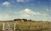 Fenced in Pastures by a Farm with a Stork Nest on the Roof Laurits Andersen Ring